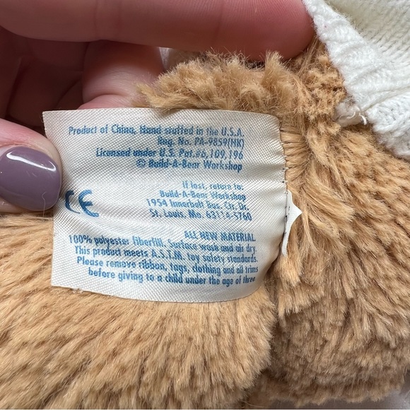 Build a Bear Workshop BAB Pawlette Floppy Bunny Rabbit Stuffed Plush - Easter. - Picture 7 of 7